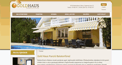 Desktop Screenshot of goldhaus.co.hu