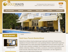 Tablet Screenshot of goldhaus.co.hu