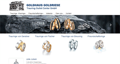 Desktop Screenshot of goldhaus.de