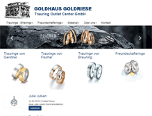 Tablet Screenshot of goldhaus.de